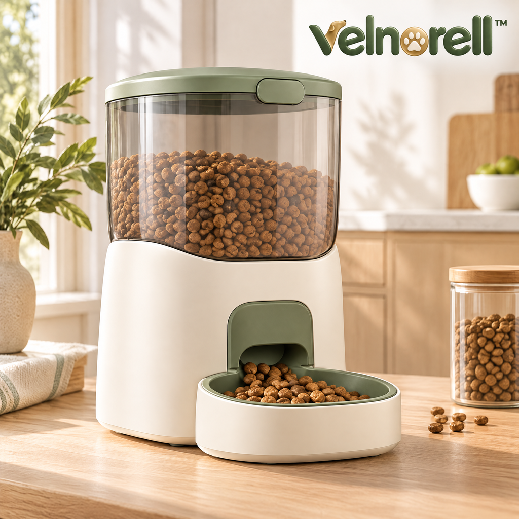 Velnorell™ SmartPortion Automatic Pet Feeder