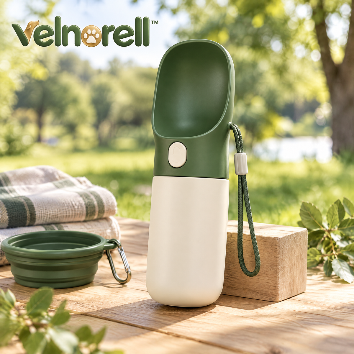 Velnorell™ TrailSip Portable Dog Water Bottle