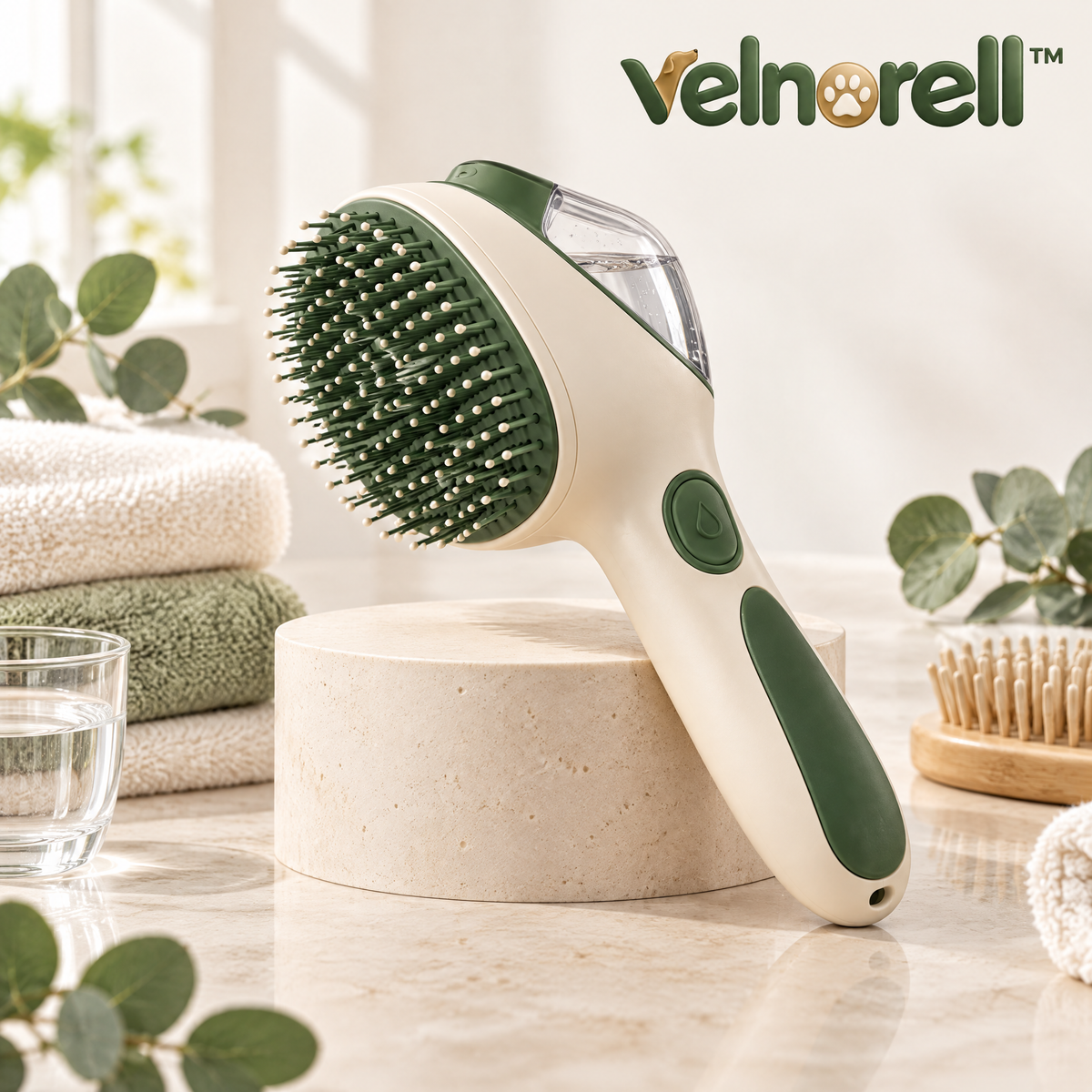 Velnorell™ MistEase Pet Grooming Brush