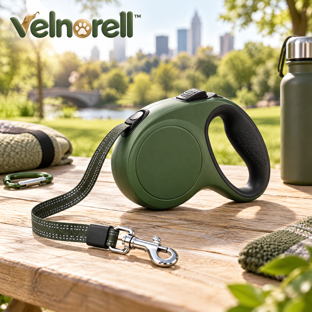Velnorell™ TrailFlex Retractable Dog Leash
