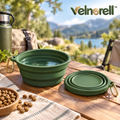 Velnorell™ PackBowl Collapsible Pet Travel Bowl