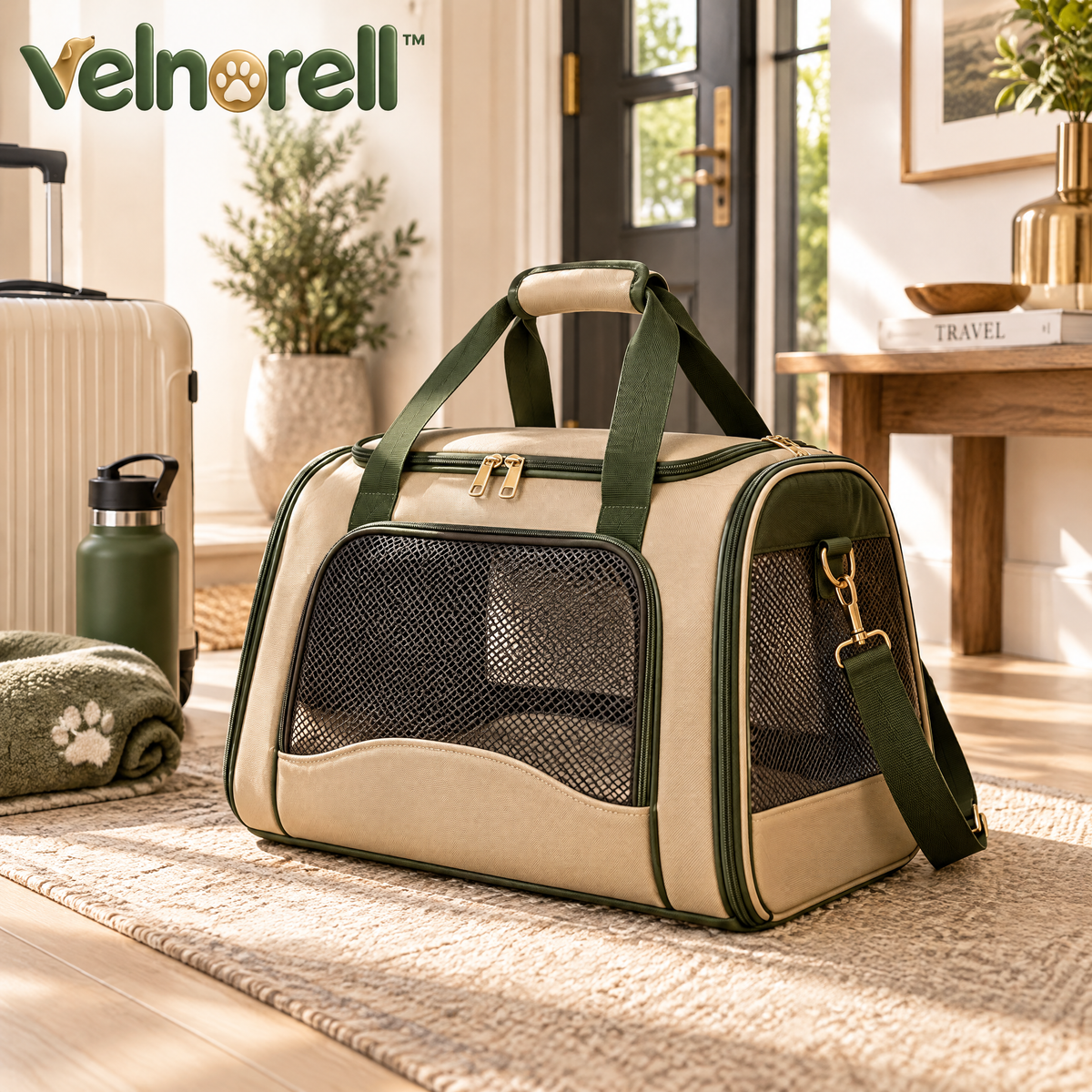 Velnorell™ JourneyAir Soft-Sided Pet Carrier