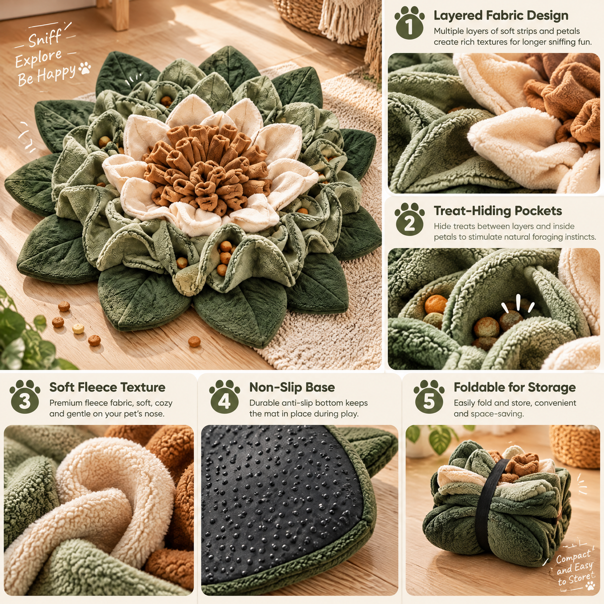 Velnorell™ GardenSniff Flower Foraging Mat